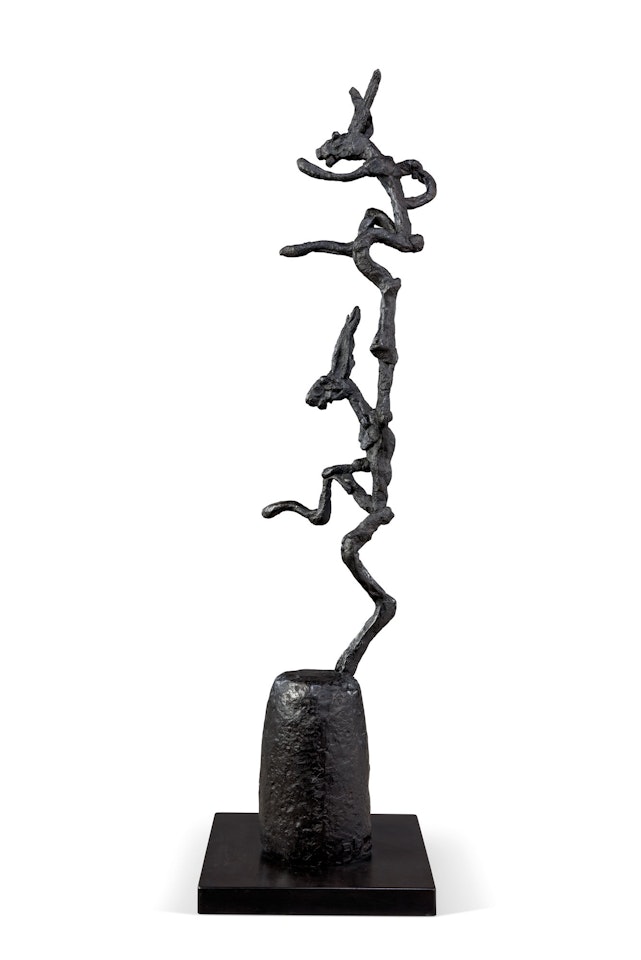 Les Deux by Barry Flanagan