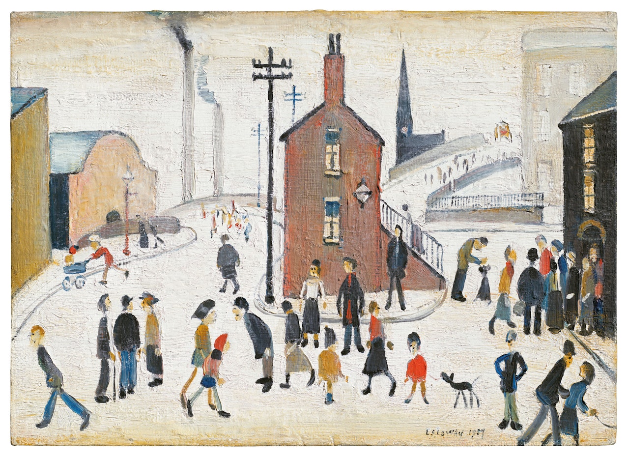 Street Scene by Laurence Stephen Lowry