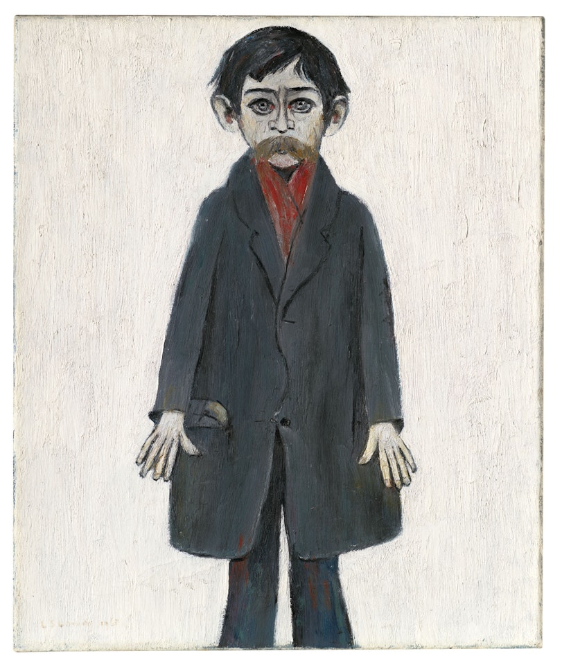 Man with Red Scarf by Laurence Stephen Lowry