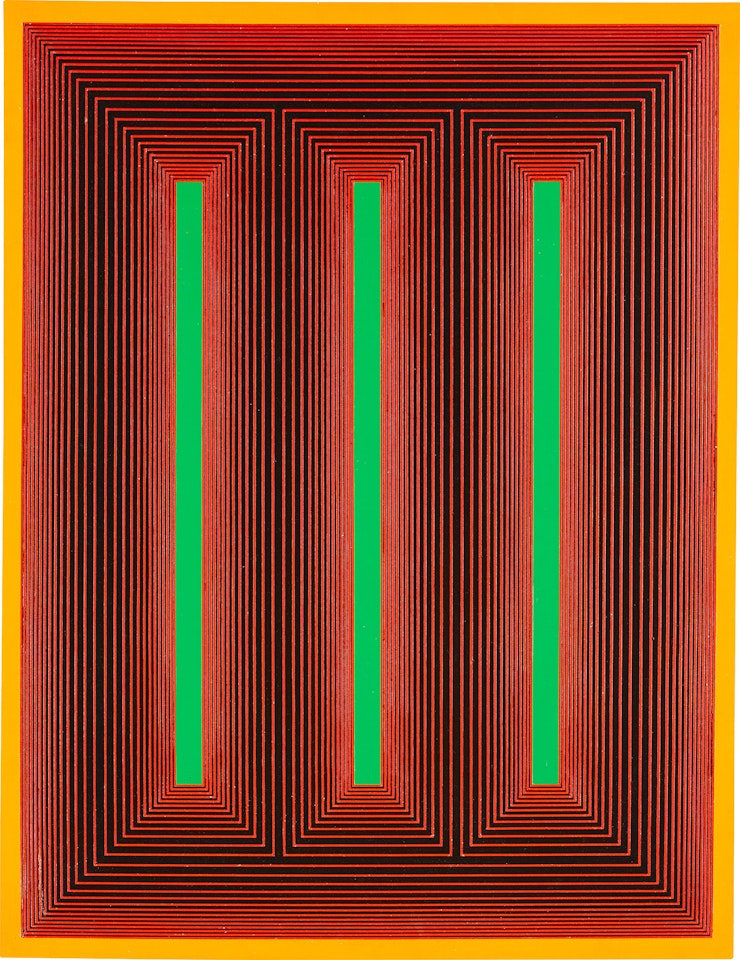 Temple of Green Light by Richard Anuszkiewicz