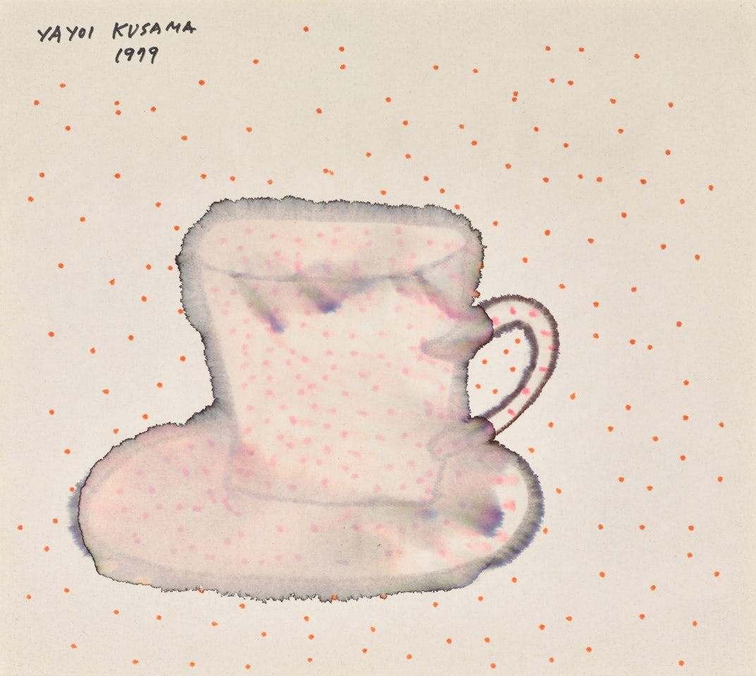 Coffee Cup  by Yayoi Kusama