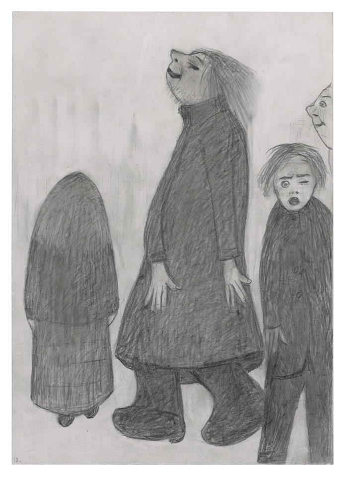 A Group of Figures by Laurence Stephen Lowry