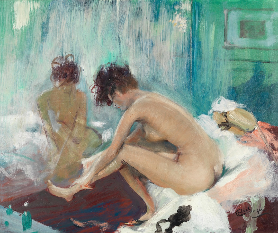 La toilette by Jean Gabriel Domergue