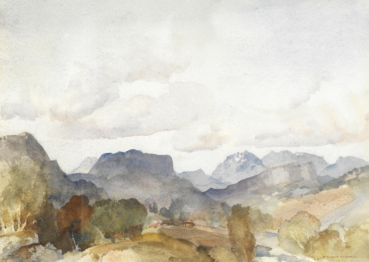 'The exquisite Geroanne Valley' by William Russell Flint
