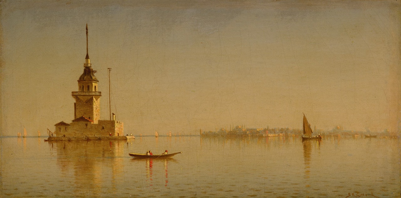 Leander’s Tower on the Bosphorus by Sanford Robinson Gifford