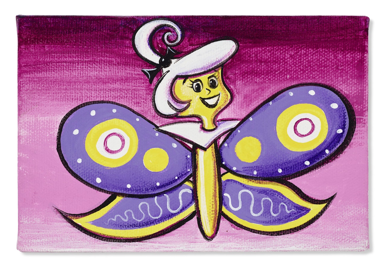 Judy Butterfly for Hal by Kenny Scharf