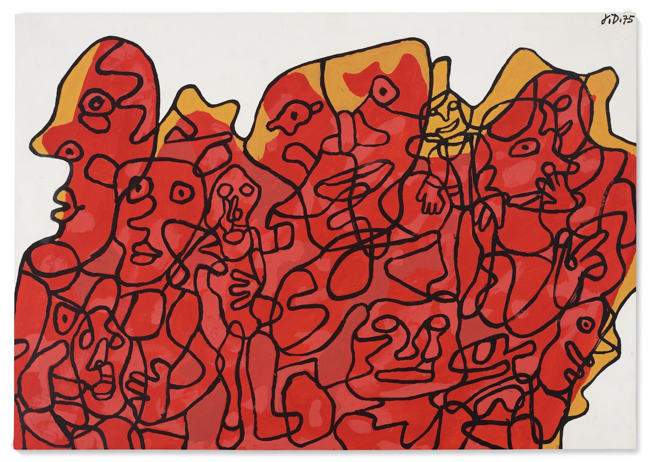 Mondanité XXIII by Jean Dubuffet