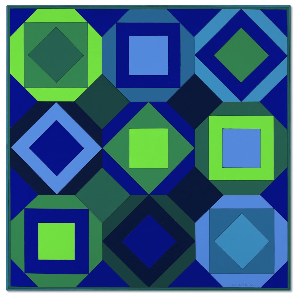 Okta-Folklore-E by Victor Vasarely