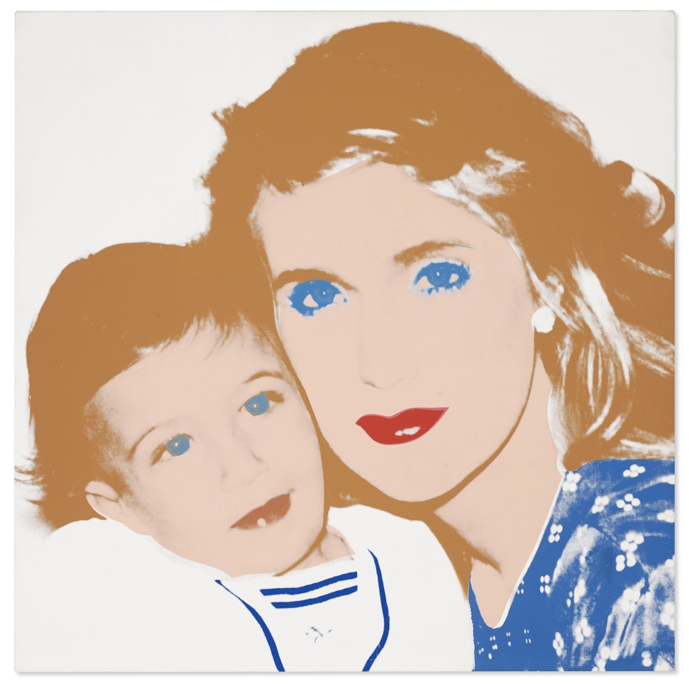 Portrait of Patty Raynes and Son by Andy Warhol