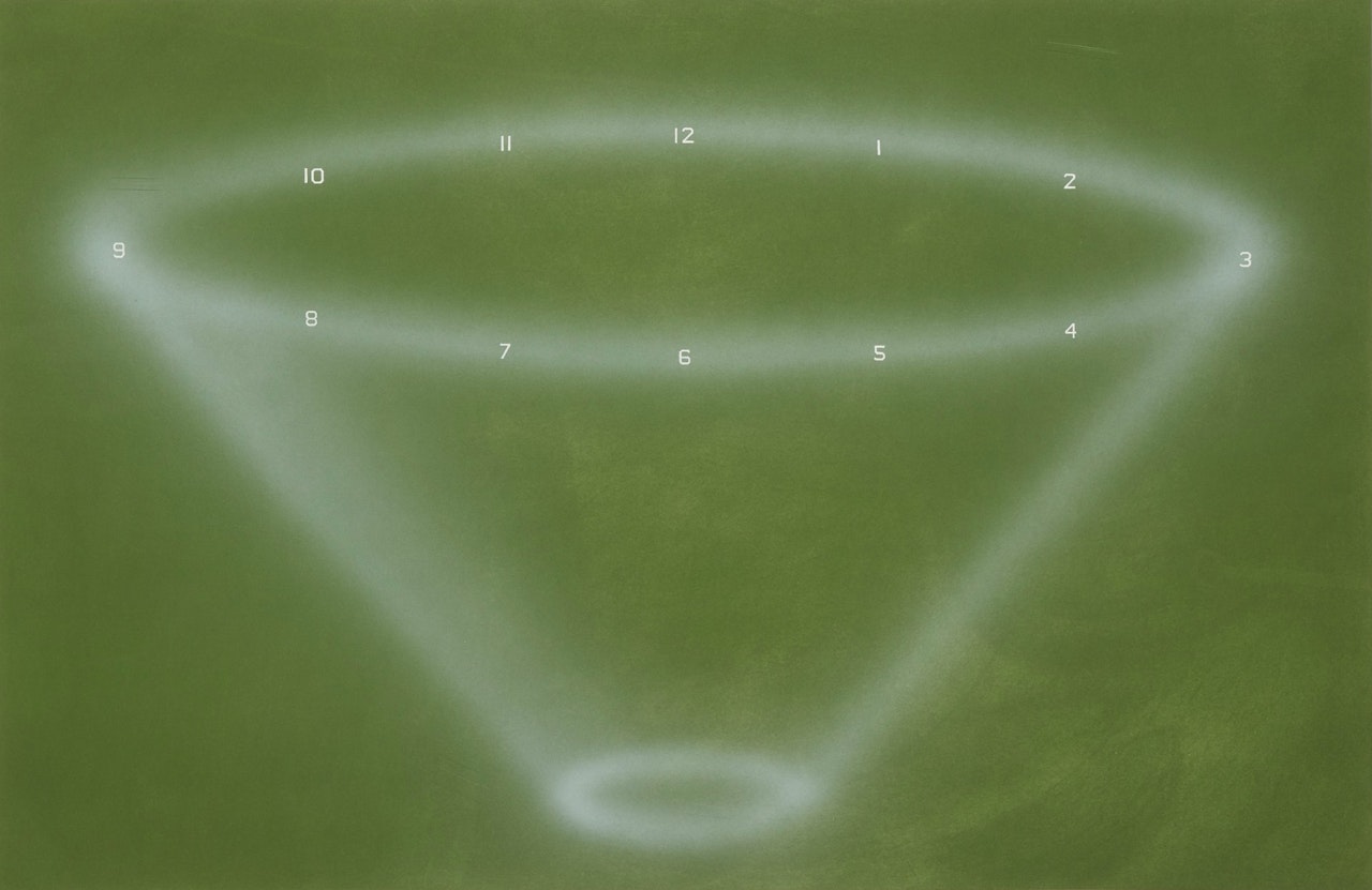 The Funneling of You-Know-What by Ed Ruscha