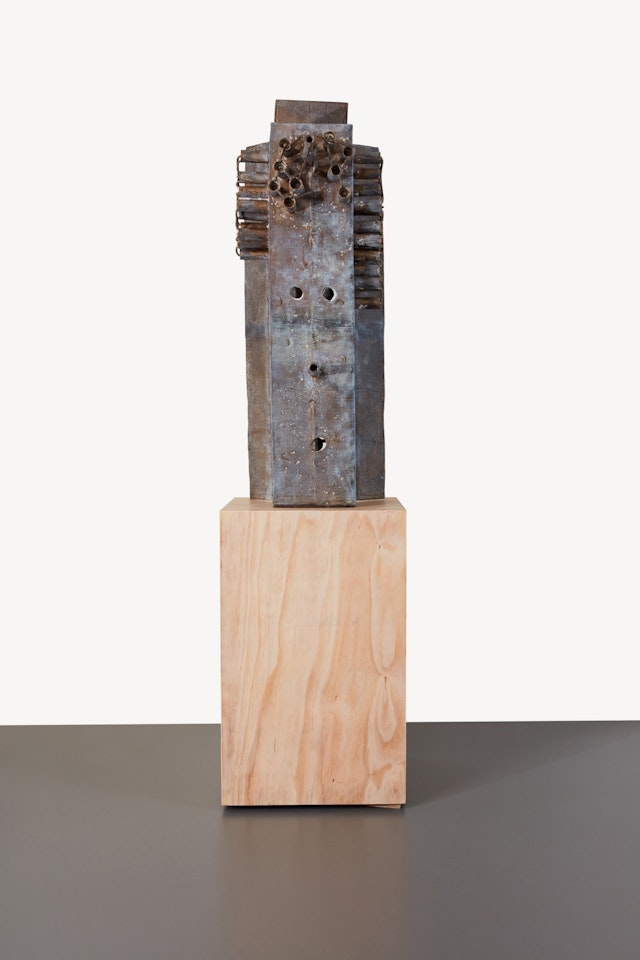 Untitled (African, Gated Front and Back Mask M34.b) by Mark Grotjahn