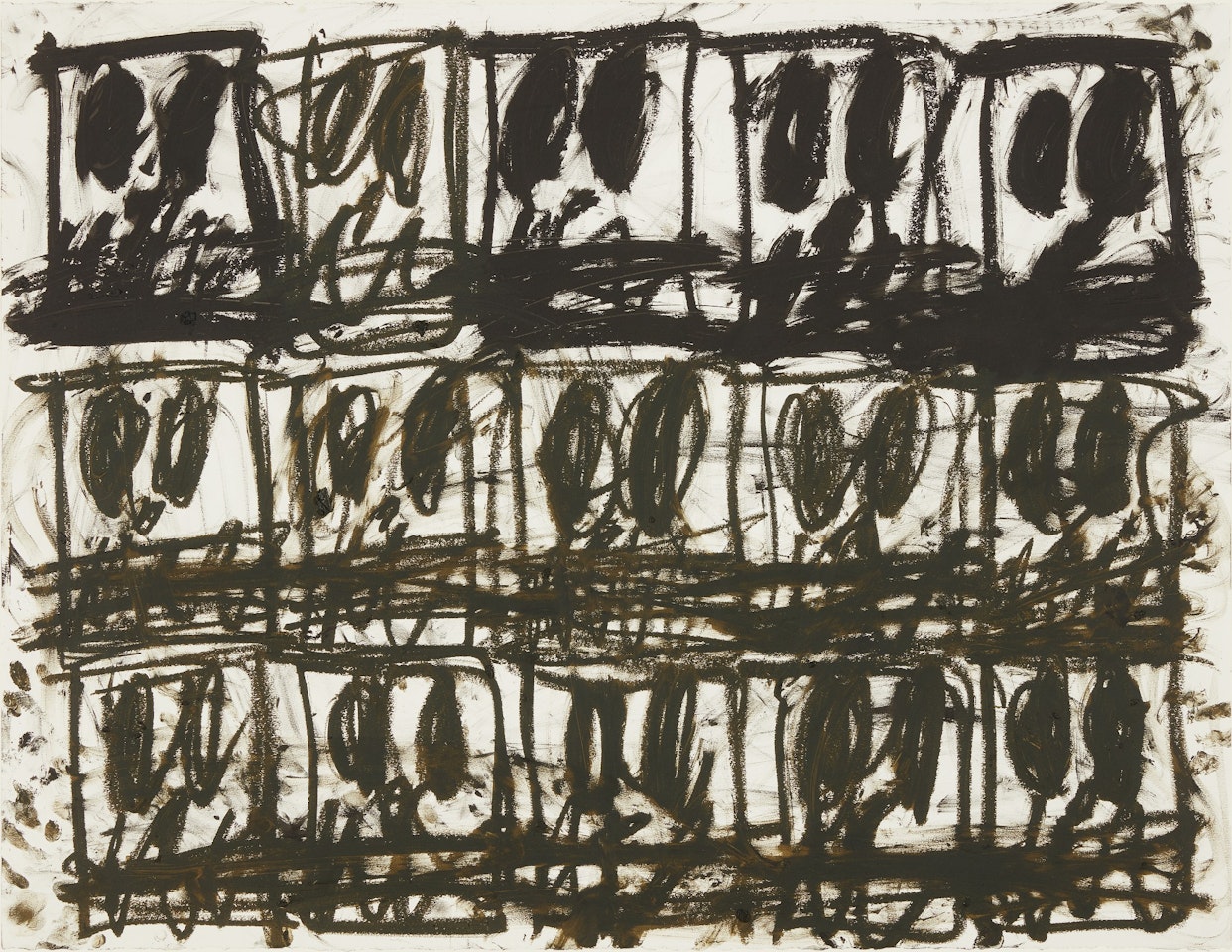 Untitled (Anxious Drawing) by Rashid Johnson