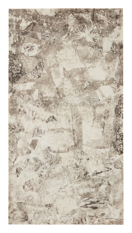 Sol aux traces legeres  by Jean Dubuffet
