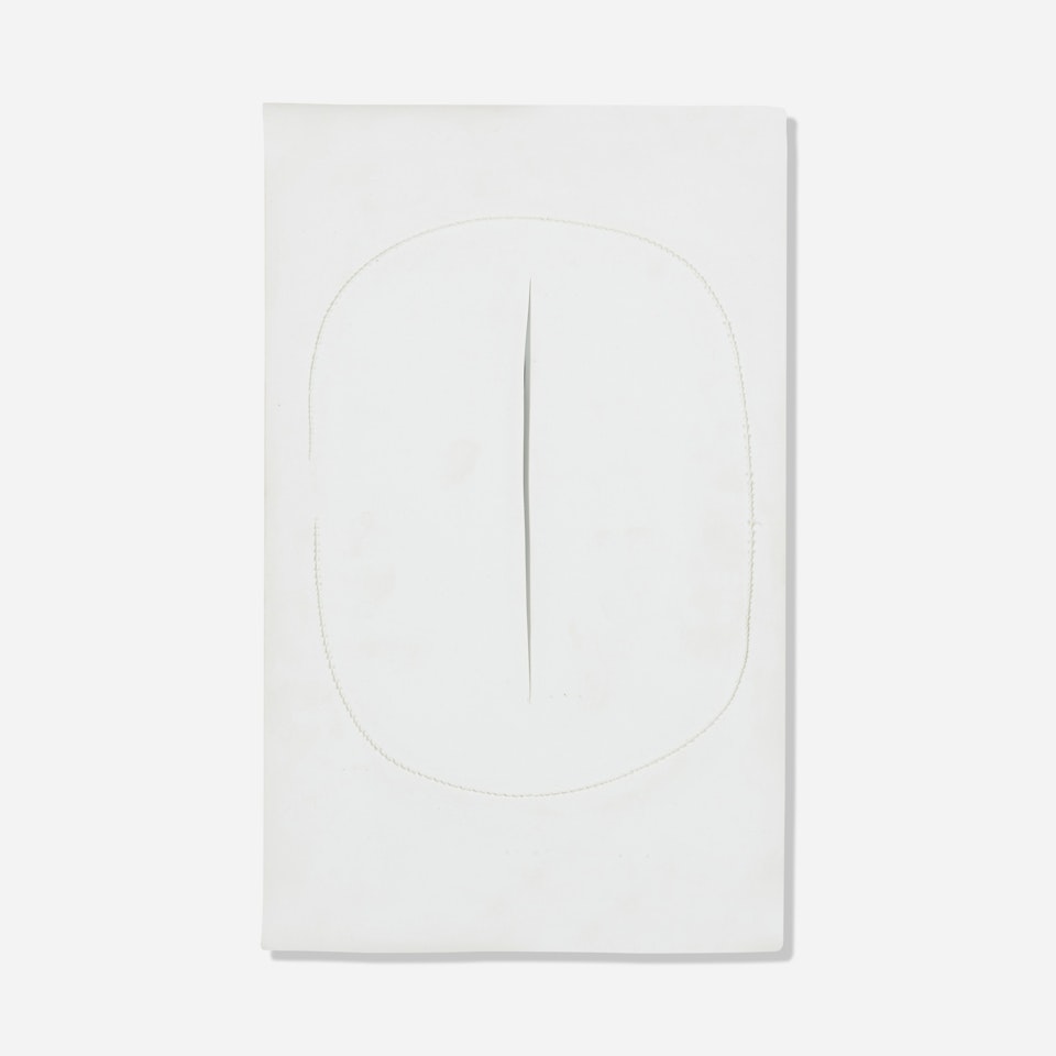 Concetto Spaziale, Taglio by Lucio Fontana