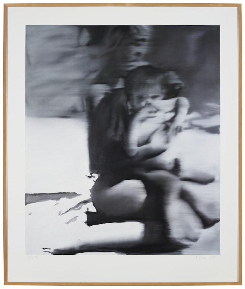 Frau mit kind (Woman with Child) by Gerhard Richter