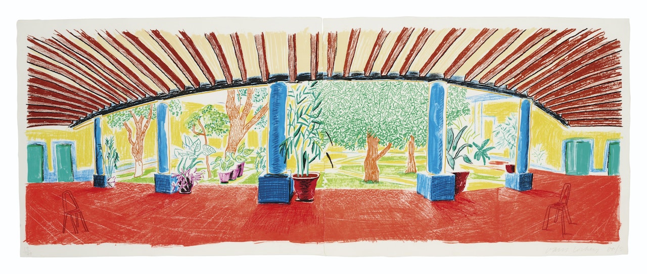 Hotel Acatlán: First Day, from Moving Focus by David Hockney
