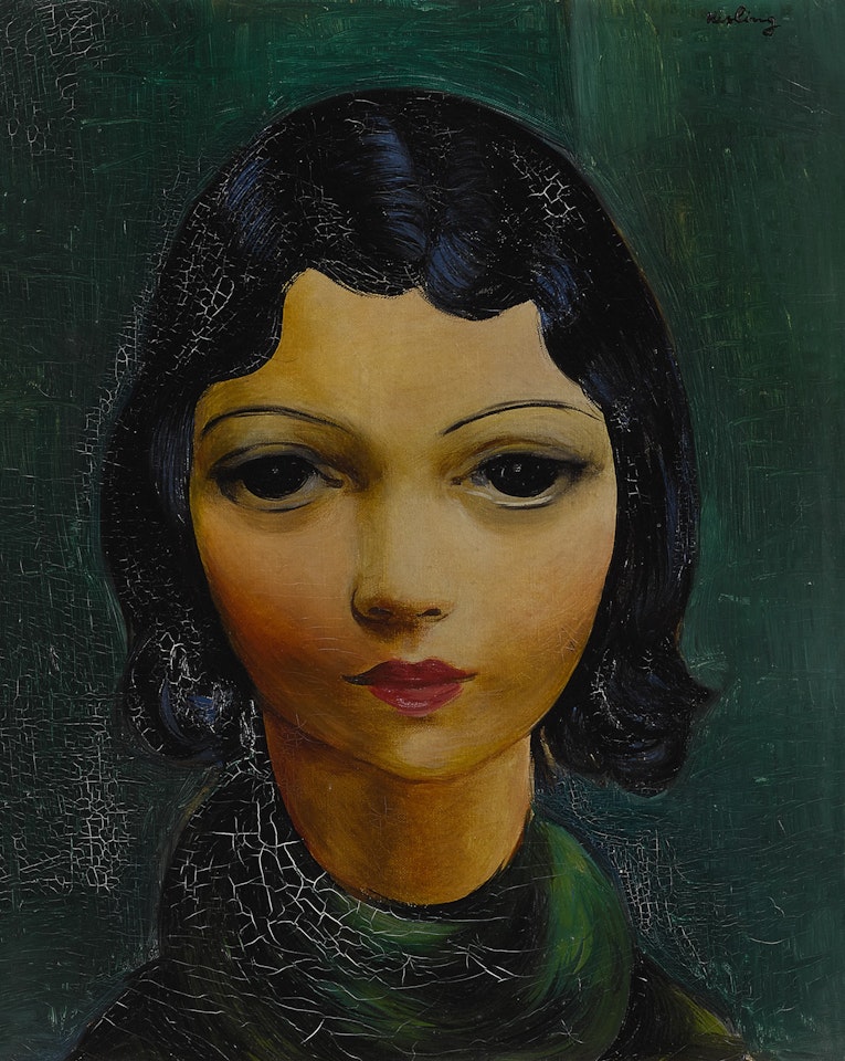 Tête de jeune femme by Moïse Kisling