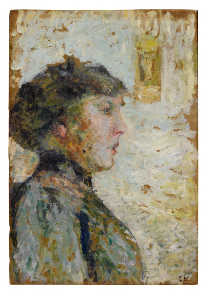 Portrait d'une femme de profil by Édouard Vuillard