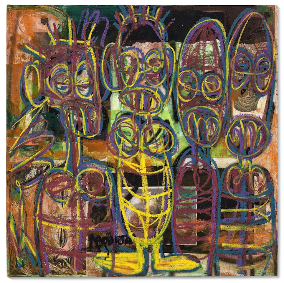 La Famille 2 by Aboudia Abdoulaye Diarrassouba