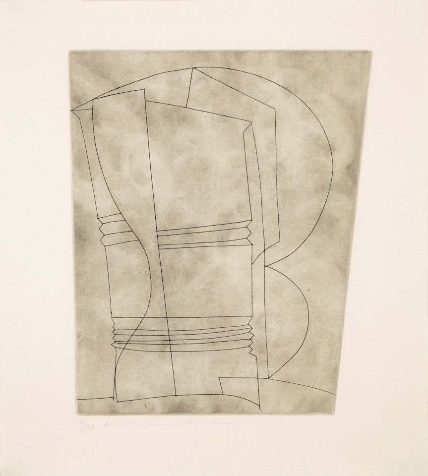 Still Life with Curves (L. 107) by Ben Nicholson, O.M.
