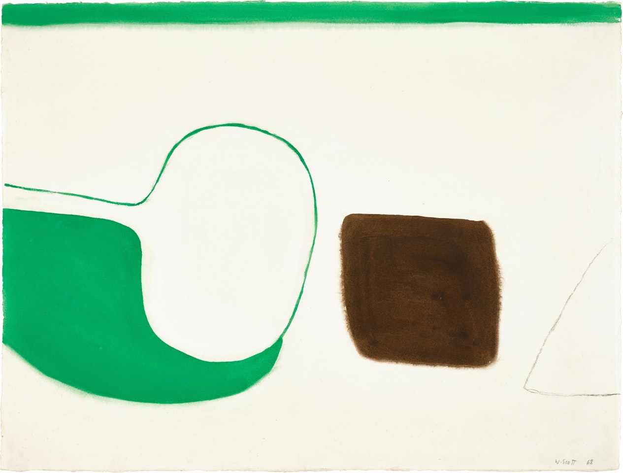 Theme Green Linear I by William Scott
