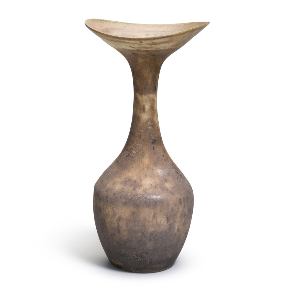 Long Necked Vase by Lucie Rie