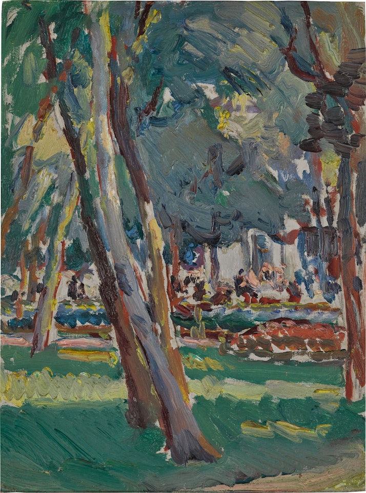 The Luxembourg Gardens by Samuel John Peploe