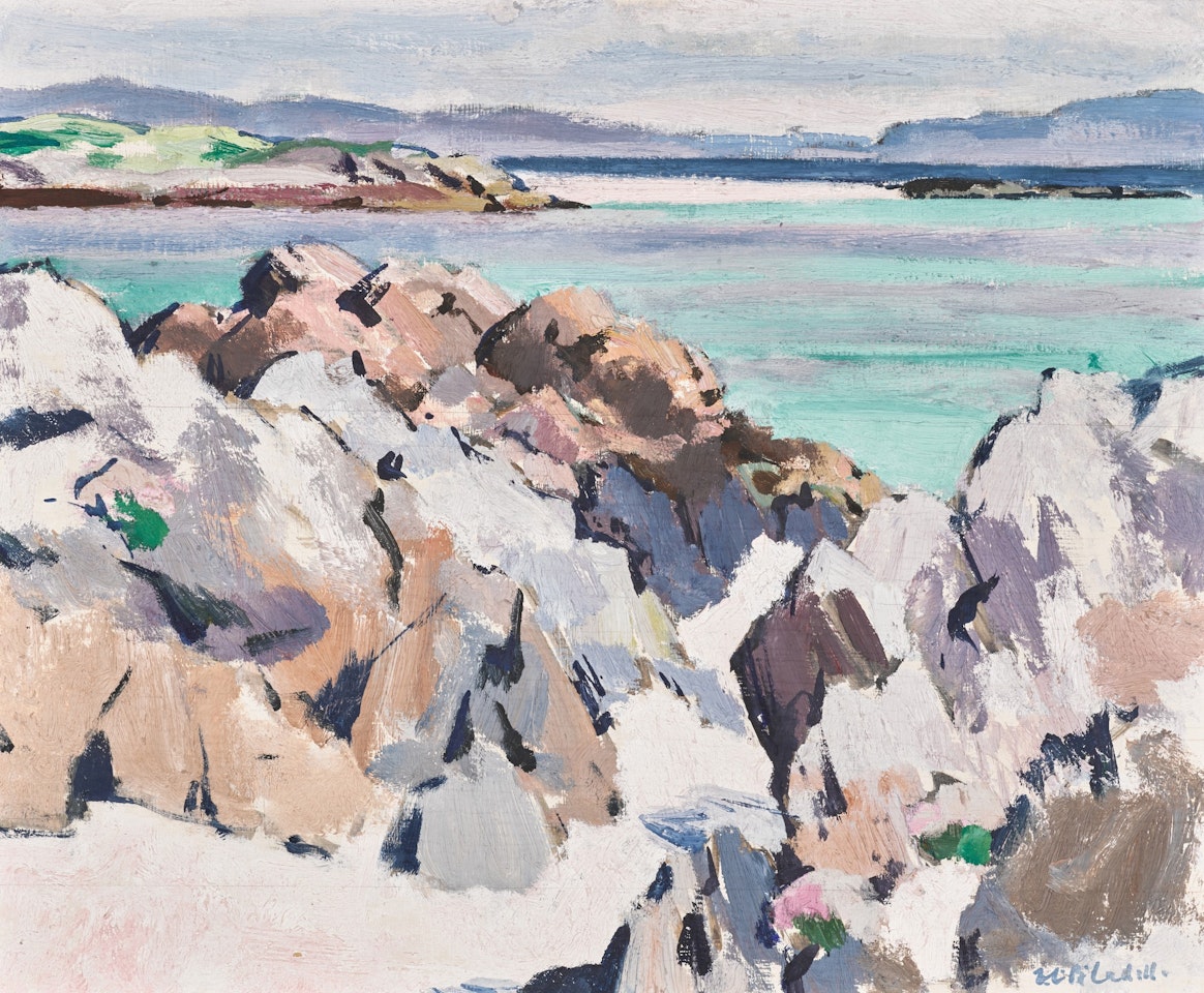 Rocks, Iona by Francis Campbell Boileau Cadell