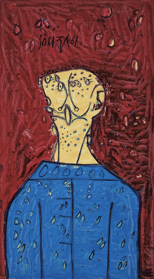 Untitled (Man in Blue Tunic) by Francis Newton Souza
