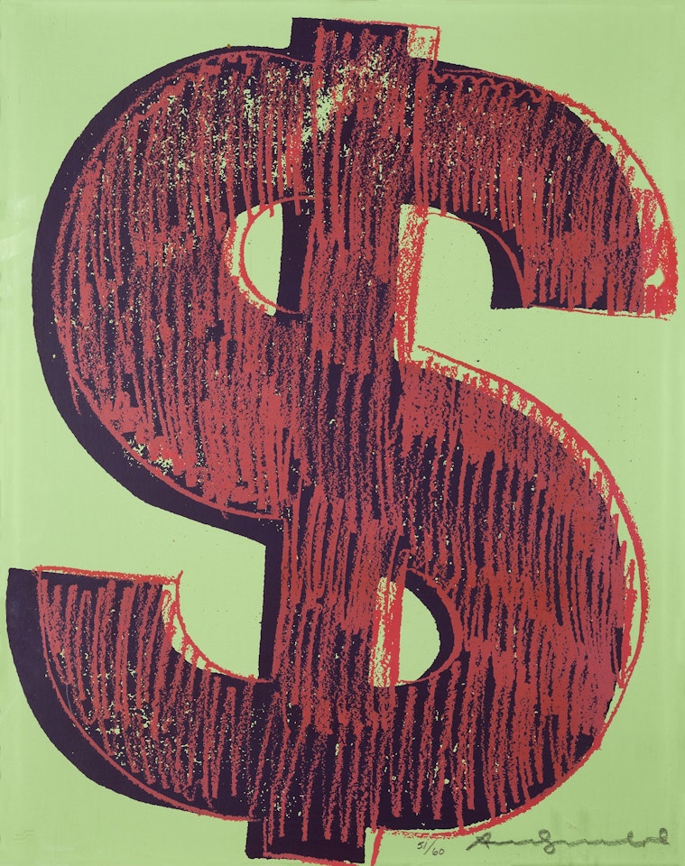 $ (1) (see F. & S. IIA.274-279) by Andy Warhol