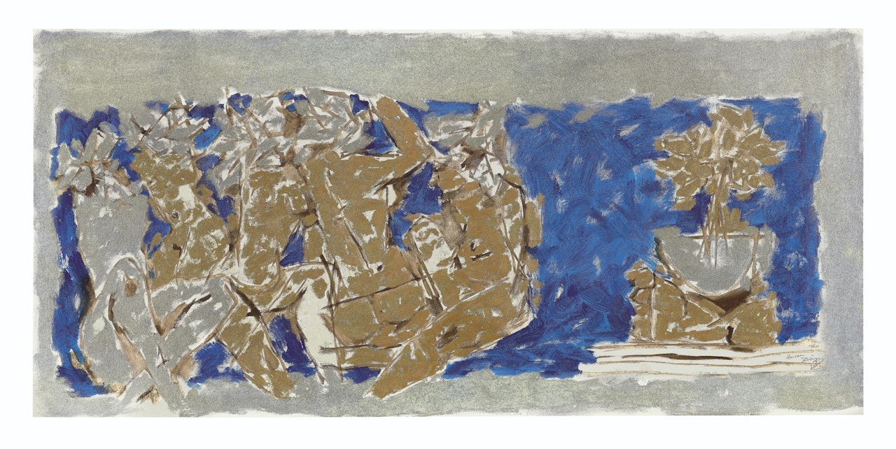 Untitled (Female Figures) by M.F. Husain