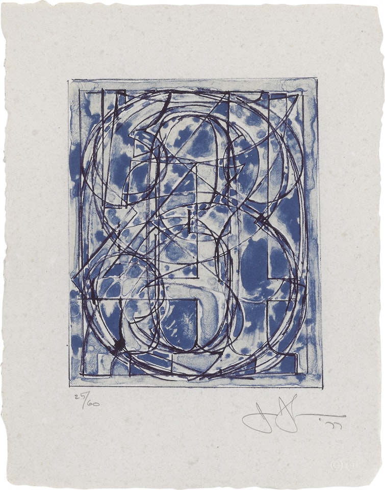 0 Through 9 (ULAE 189) by Jasper Johns