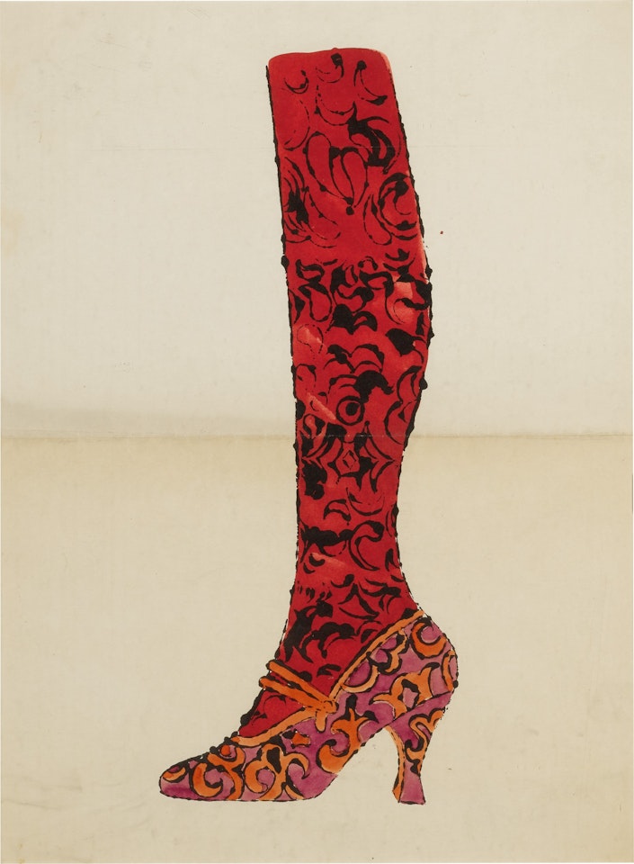 Shoe and Leg (see Feldman & Schellmann IV.85) by Andy Warhol