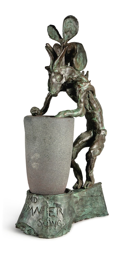 Hare and Vase by Barry Flanagan