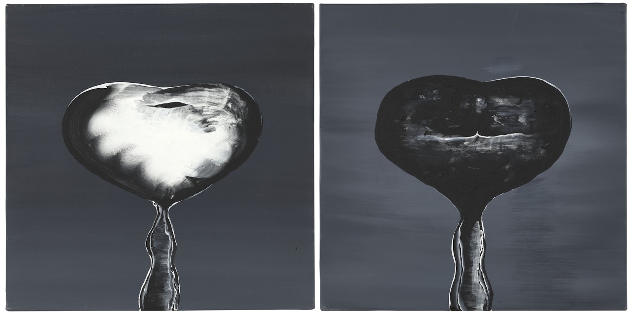 Sleep (White); & Sleep (Black) by Tomoo Gokita
