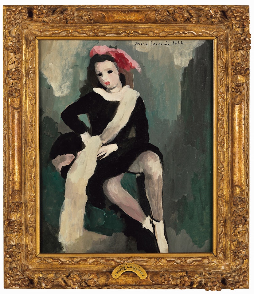 Seated Young Woman by Marie Laurencin