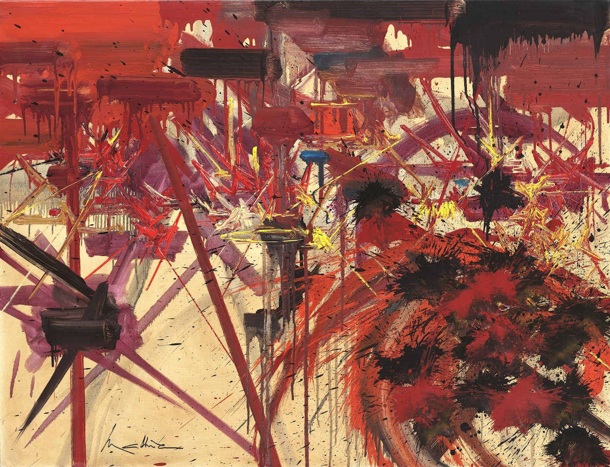 L’adversité généreuse by Georges Mathieu