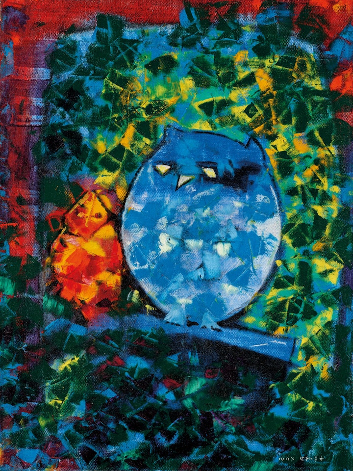 Le hibou et sa fille by Max Ernst