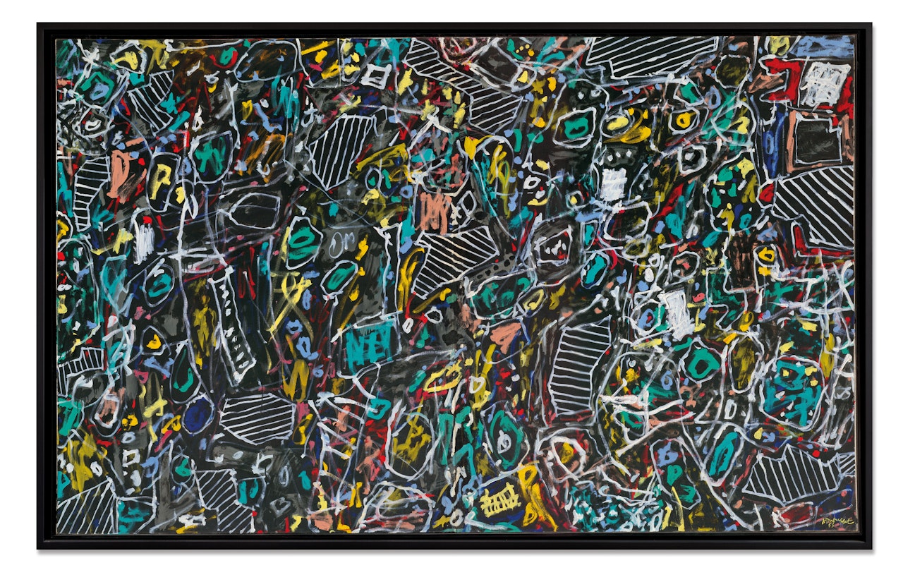 Paysage du Pas-de-Calais III (Landscape of Pas-de-Calais III) by Jean Dubuffet