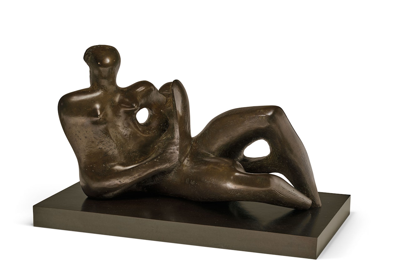 Working Model for Reclining Mother and Child by Henry Moore