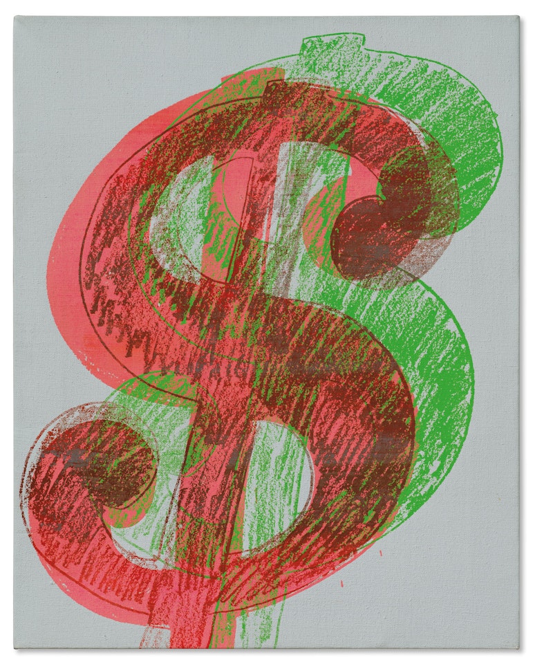 Dollar Sign by Andy Warhol