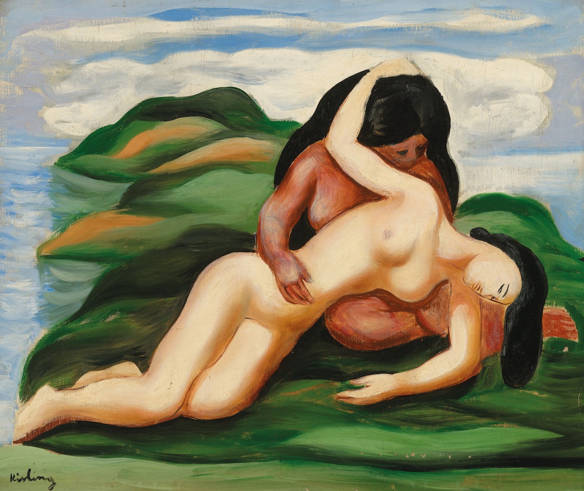 La naufragée by Moïse Kisling
