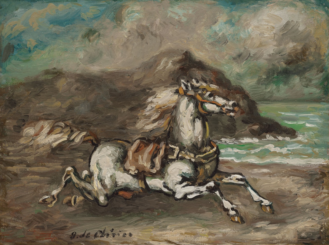 Cavallo fuggente by Giorgio de Chirico