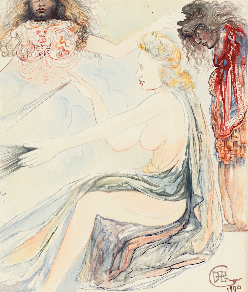 Le voile de Pénélope by Salvador Dali