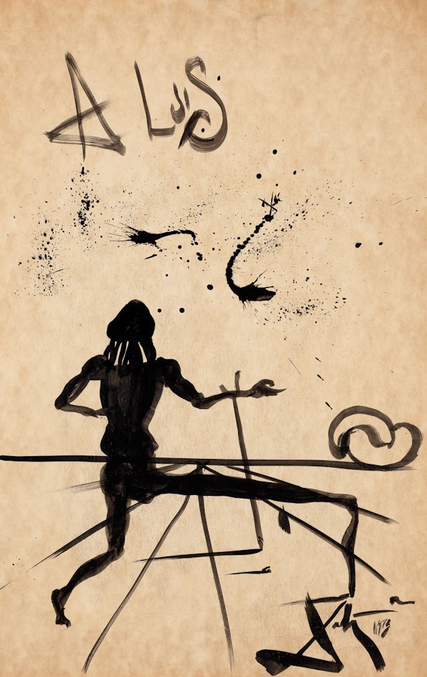 Le spectre de Vermeer by Salvador Dali