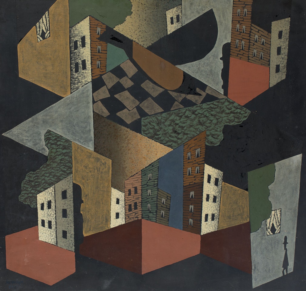 Ville et Oiseau by Leopold Survage