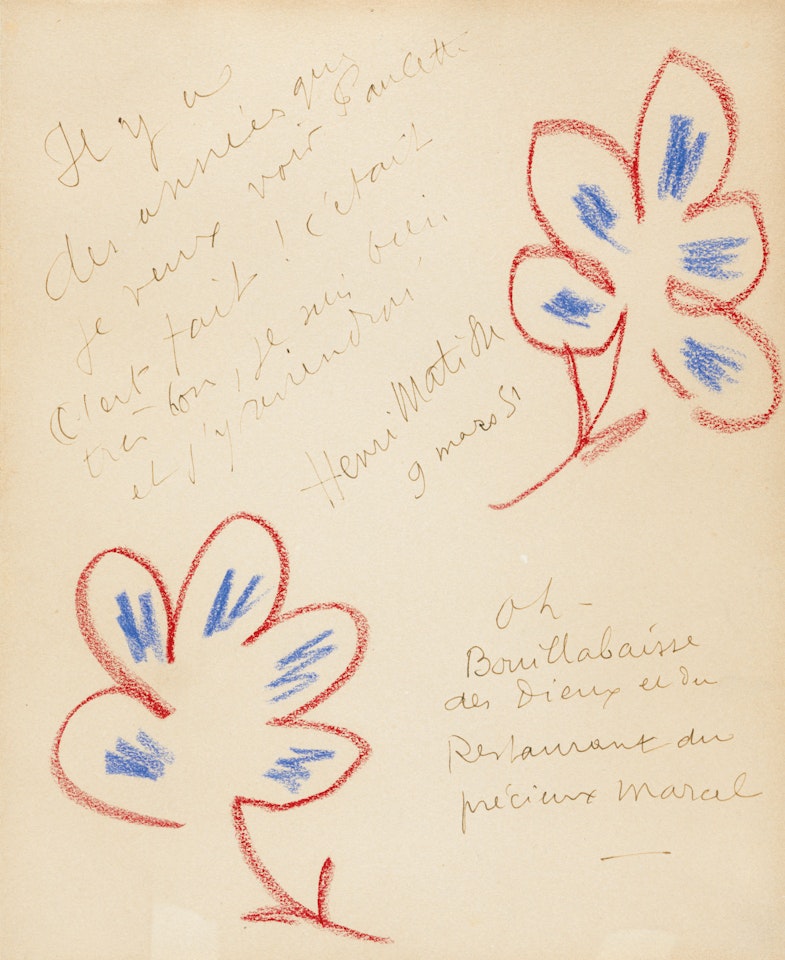 Fleurs by Henri Matisse