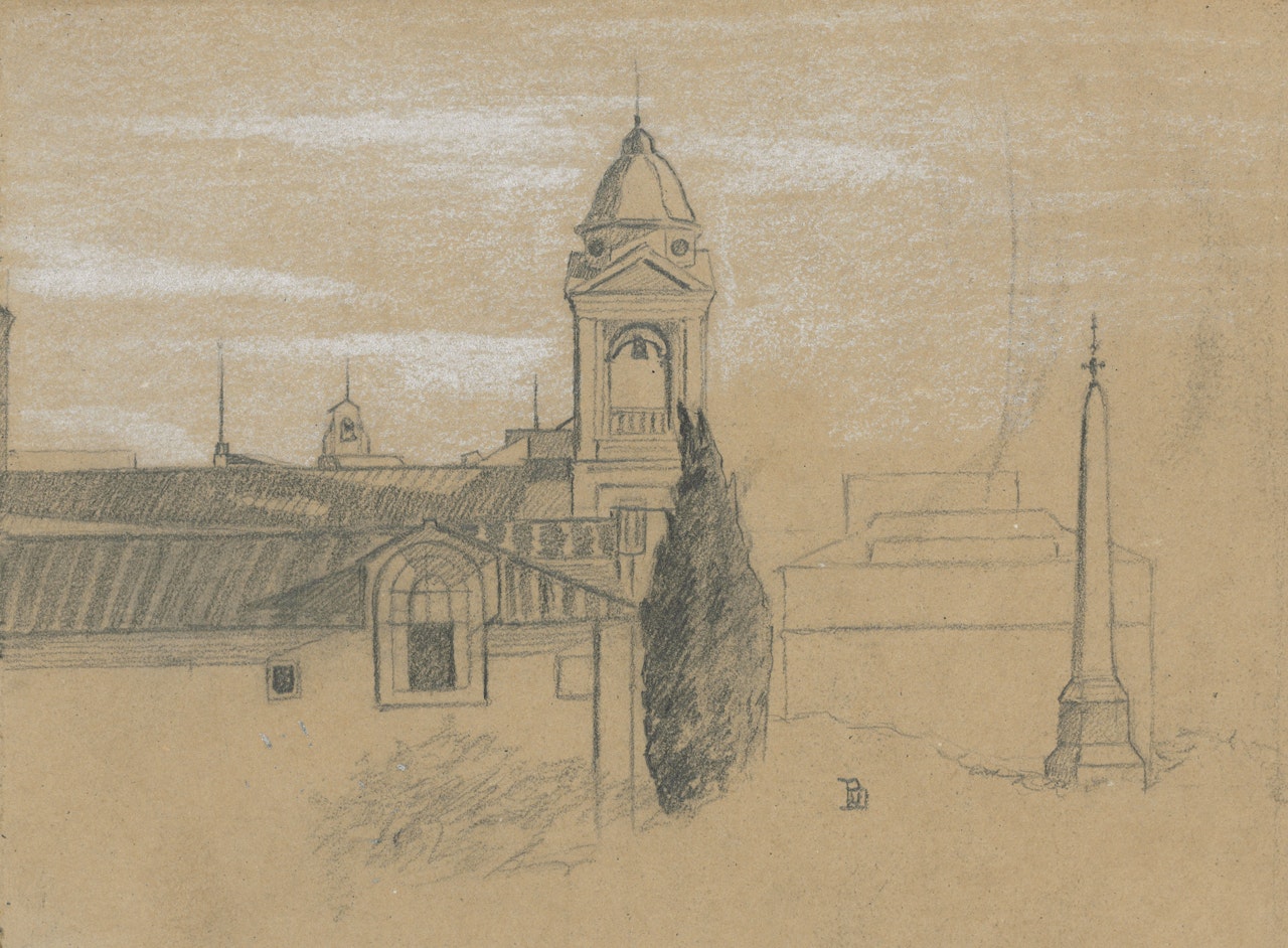 Trinità dei Monti by Umberto Boccioni
