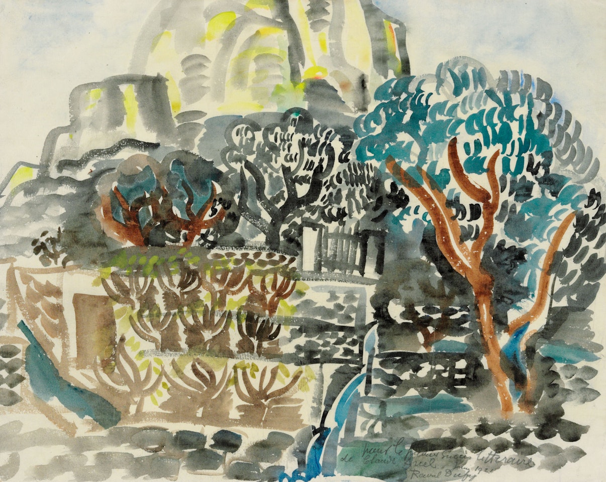 Le baou de Saint-Jeannet by Raoul Dufy
