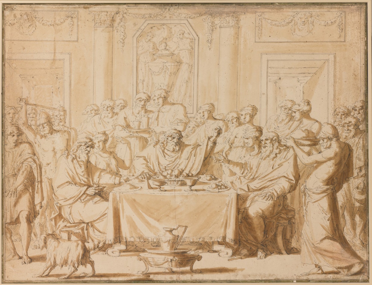 The Feast by Louis-Félix de la Rue